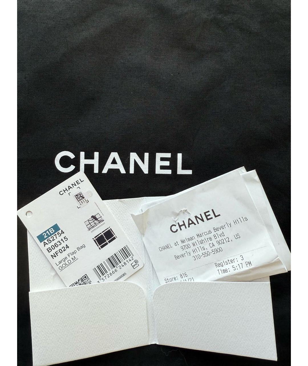 CHANEL Черная шелковая сумка через плечо, фото 6