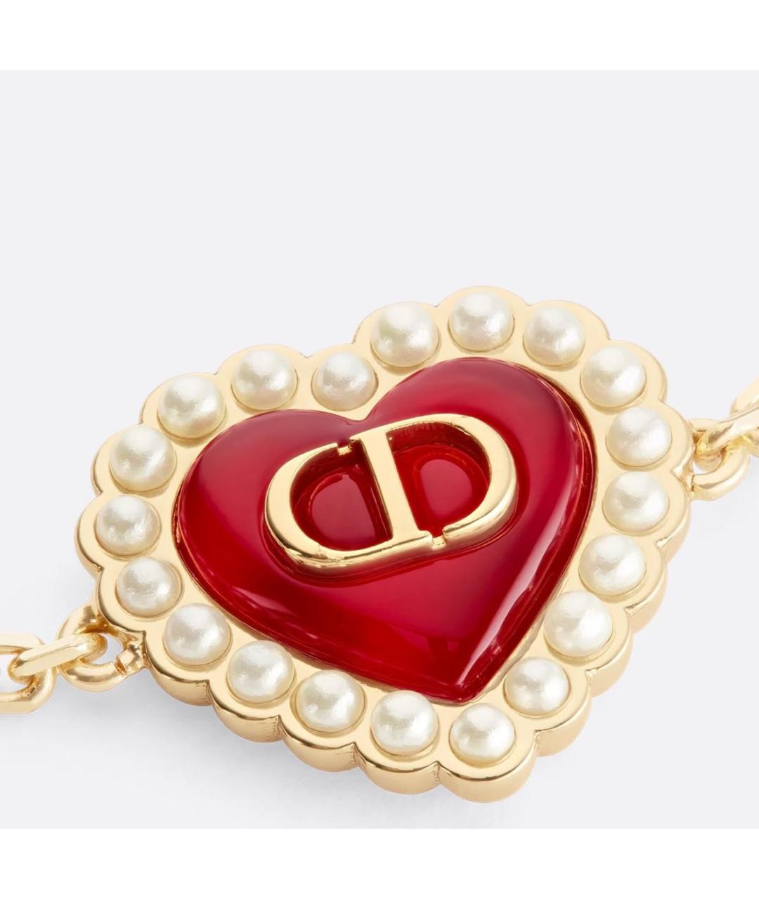 CHRISTIAN DIOR Красный браслет, фото 3