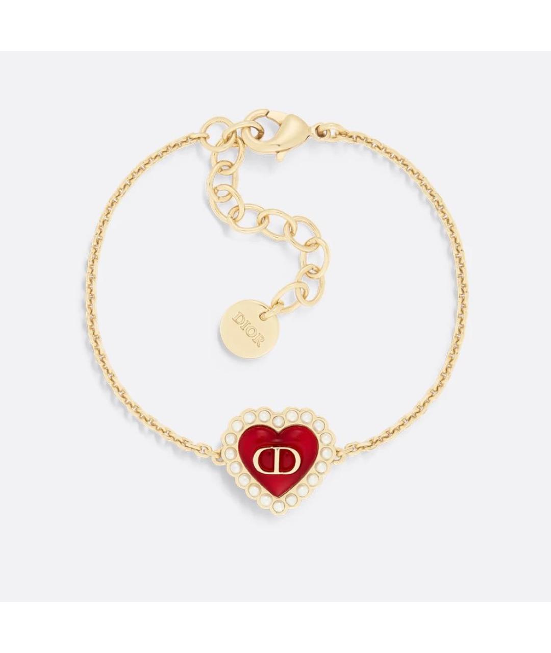 CHRISTIAN DIOR Красный браслет, фото 4