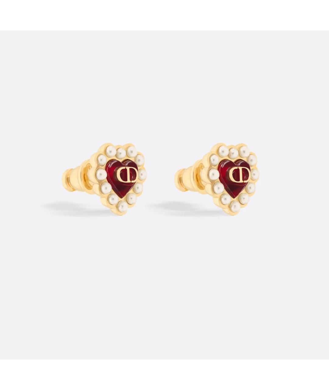 CHRISTIAN DIOR Красные серьги, фото 2