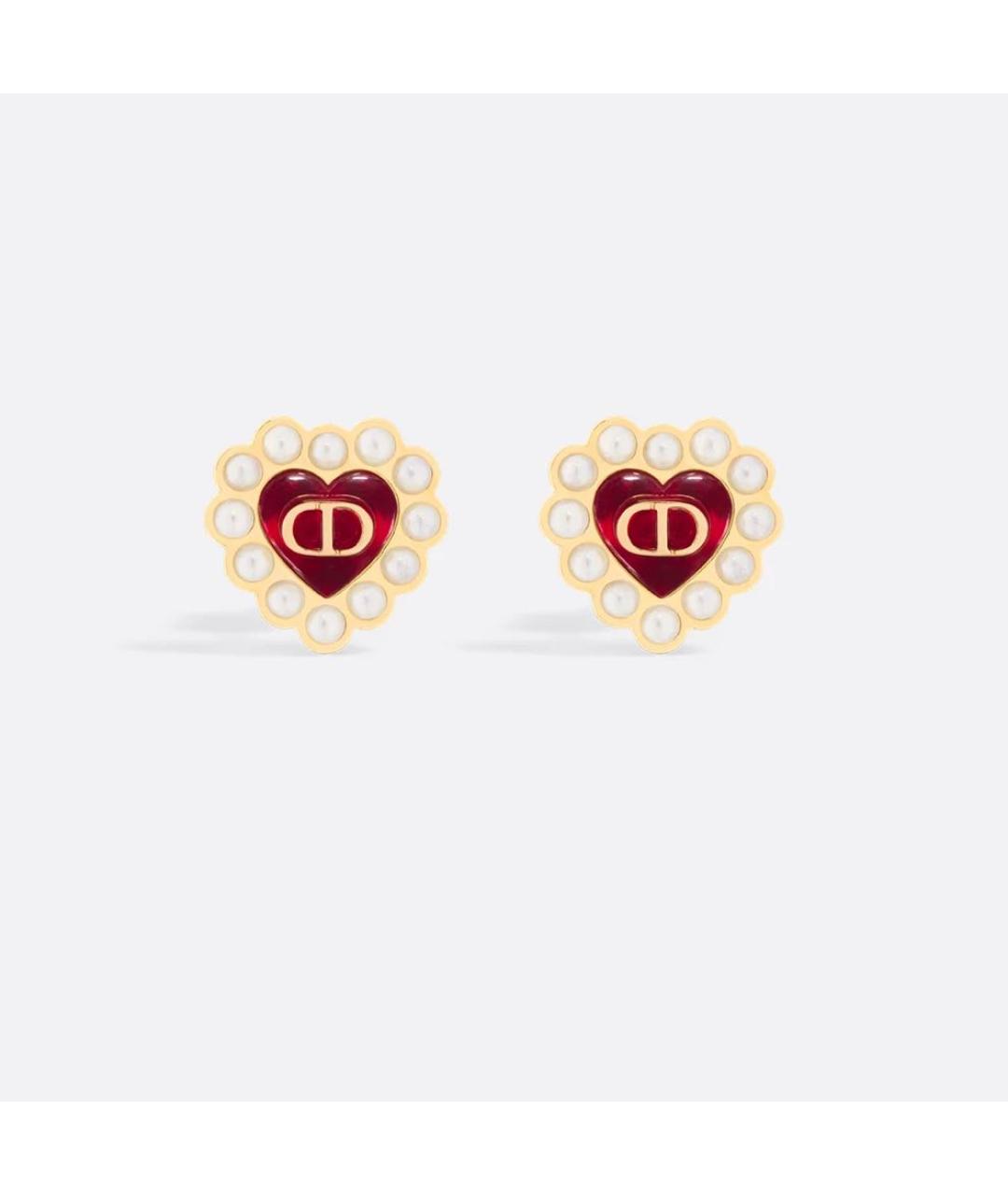 CHRISTIAN DIOR Красные серьги, фото 4