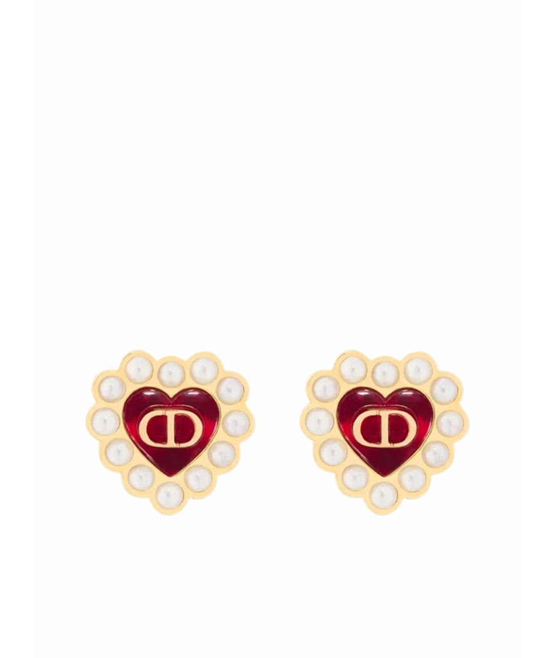 CHRISTIAN DIOR Красные серьги, фото 1