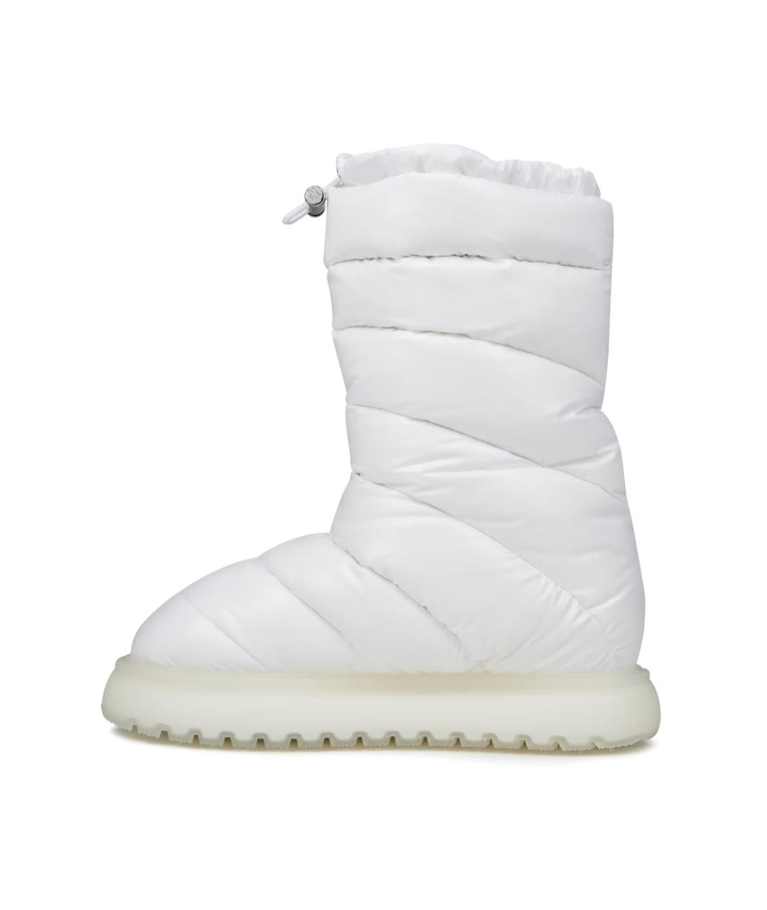 MONCLER Белые текстильные ботинки, фото 4