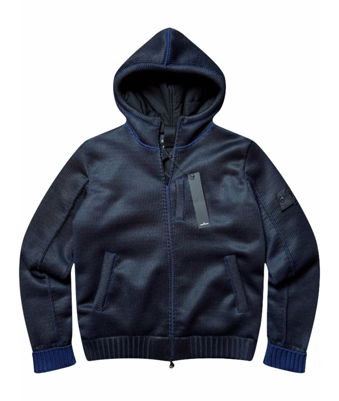 STONE ISLAND SHADOW PROJECT Темно-синяя полиэстеровая куртка, фото 1