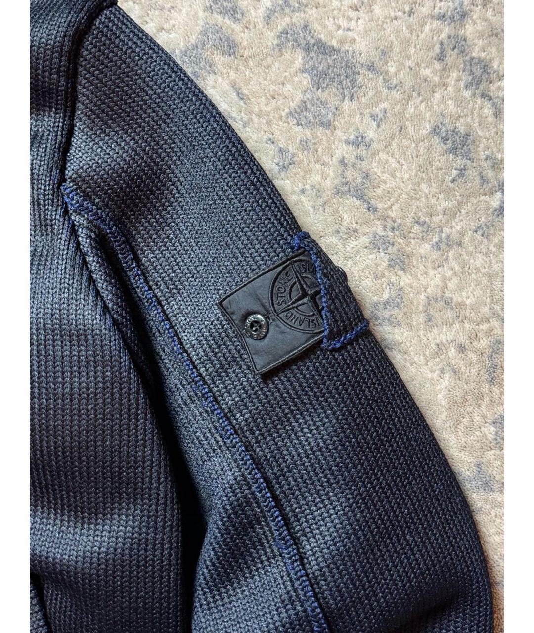 STONE ISLAND SHADOW PROJECT Темно-синяя полиэстеровая куртка, фото 4