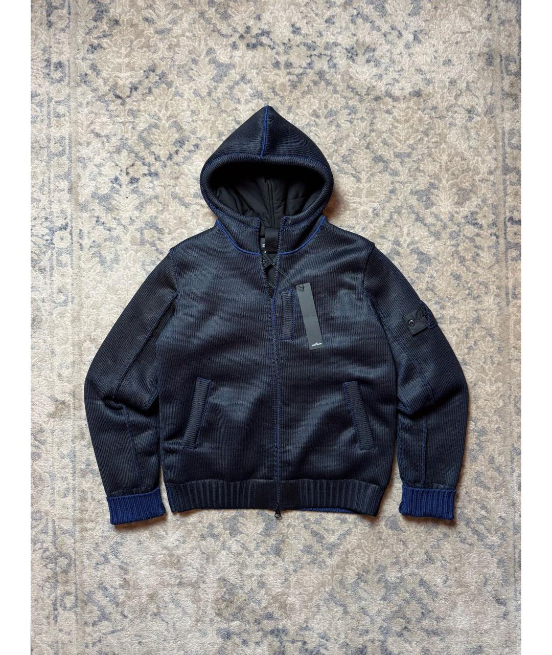 STONE ISLAND SHADOW PROJECT Темно-синяя полиэстеровая куртка, фото 9