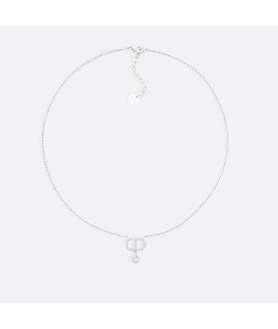 CHRISTIAN DIOR Серебряное колье, фото 4