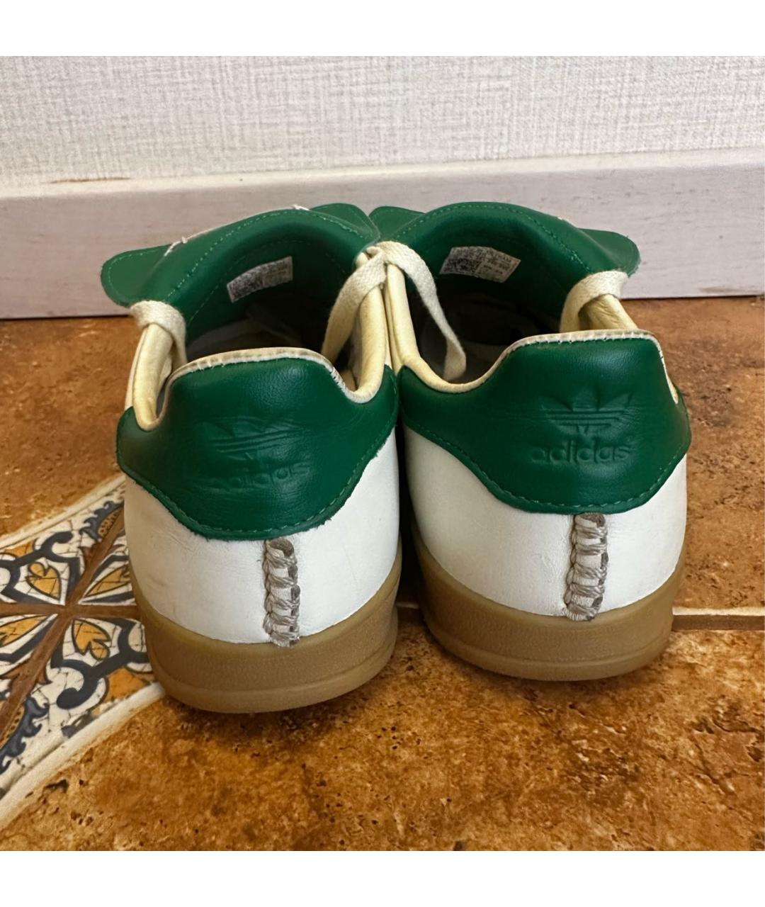 ADIDAS Зеленые кожаные кеды, фото 6