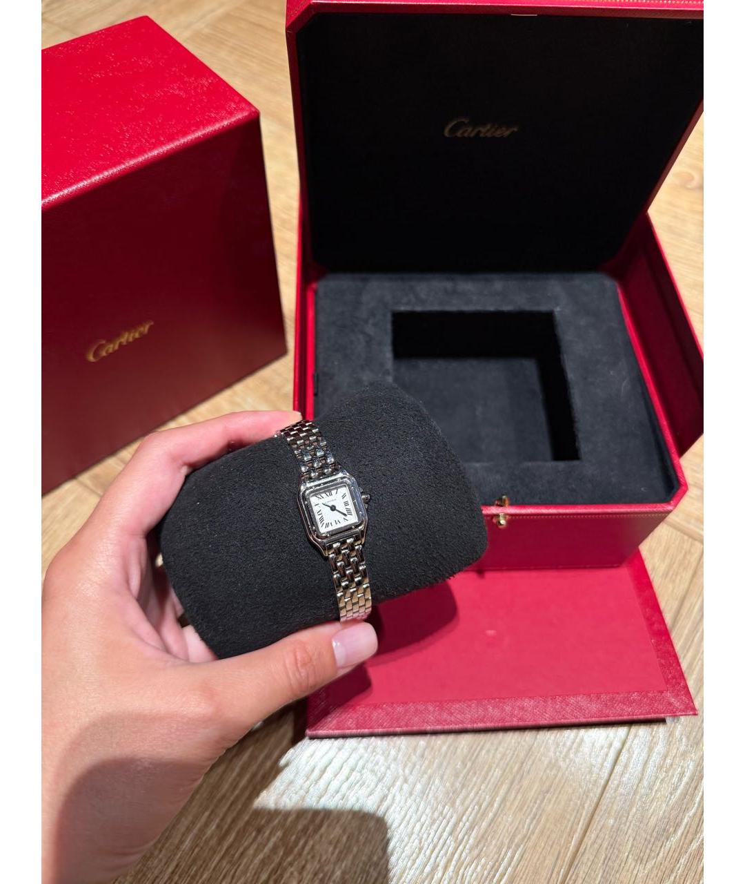 CARTIER Серебряные часы, фото 4