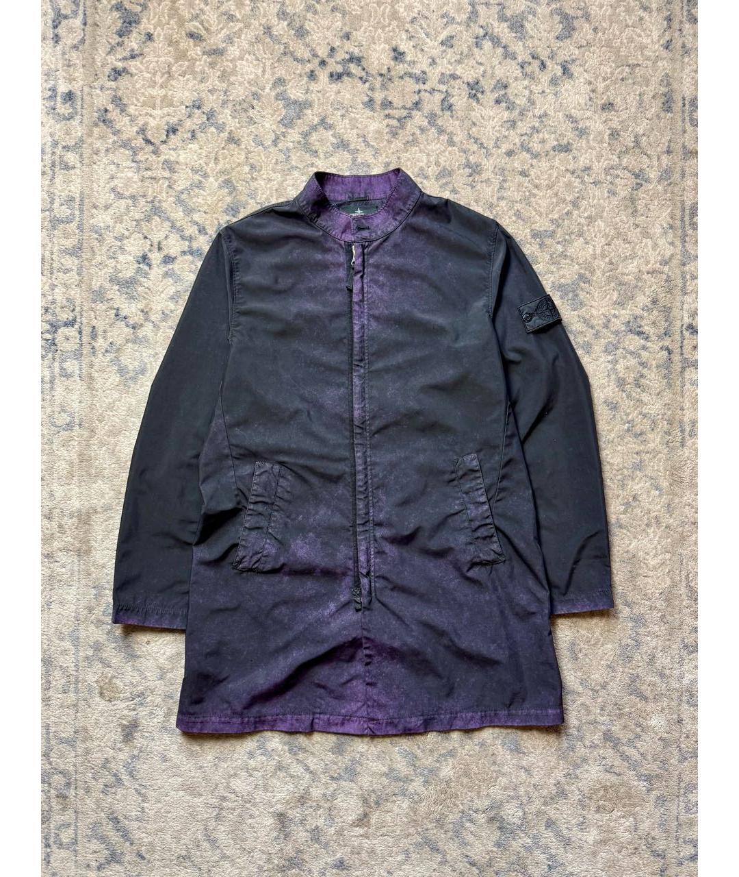 STONE ISLAND SHADOW PROJECT Темно-синее полиэстеровое пальто, фото 9