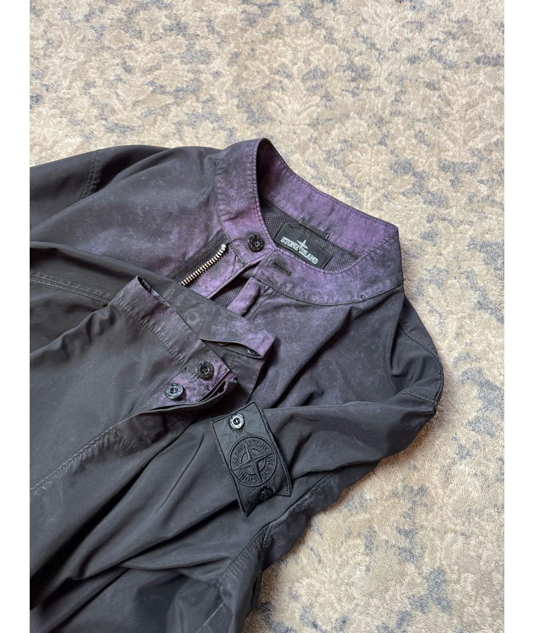 STONE ISLAND SHADOW PROJECT Темно-синее полиэстеровое пальто, фото 6