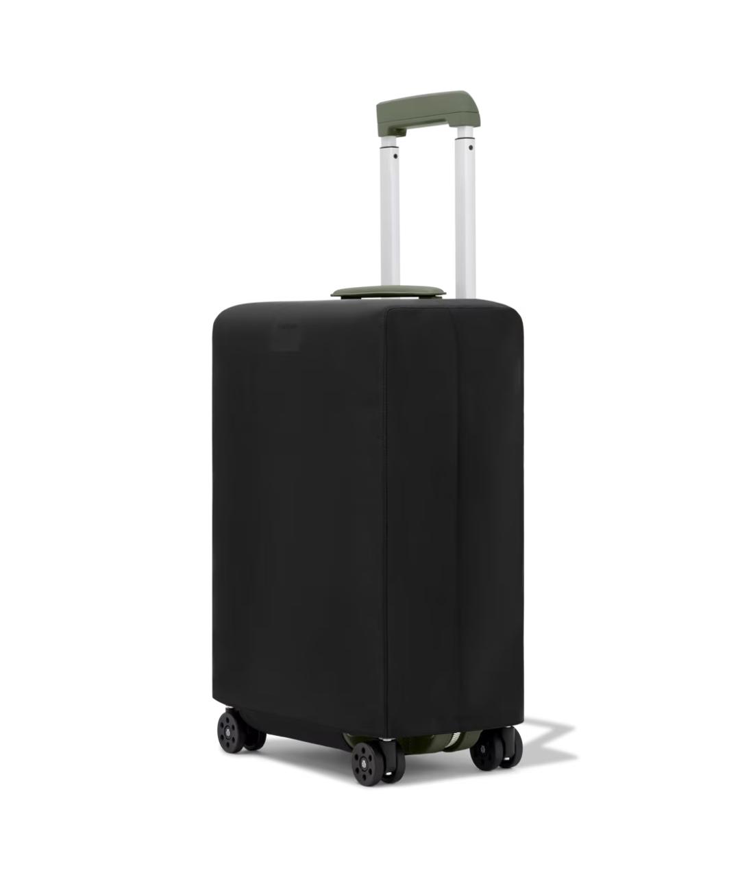 Rimowa Зеленый кожаный чемодан, фото 8