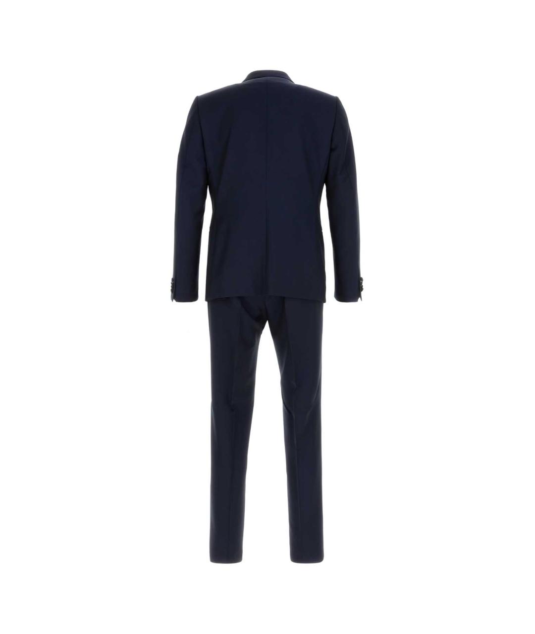 ZEGNA Темно-синий повседневный костюм, фото 2