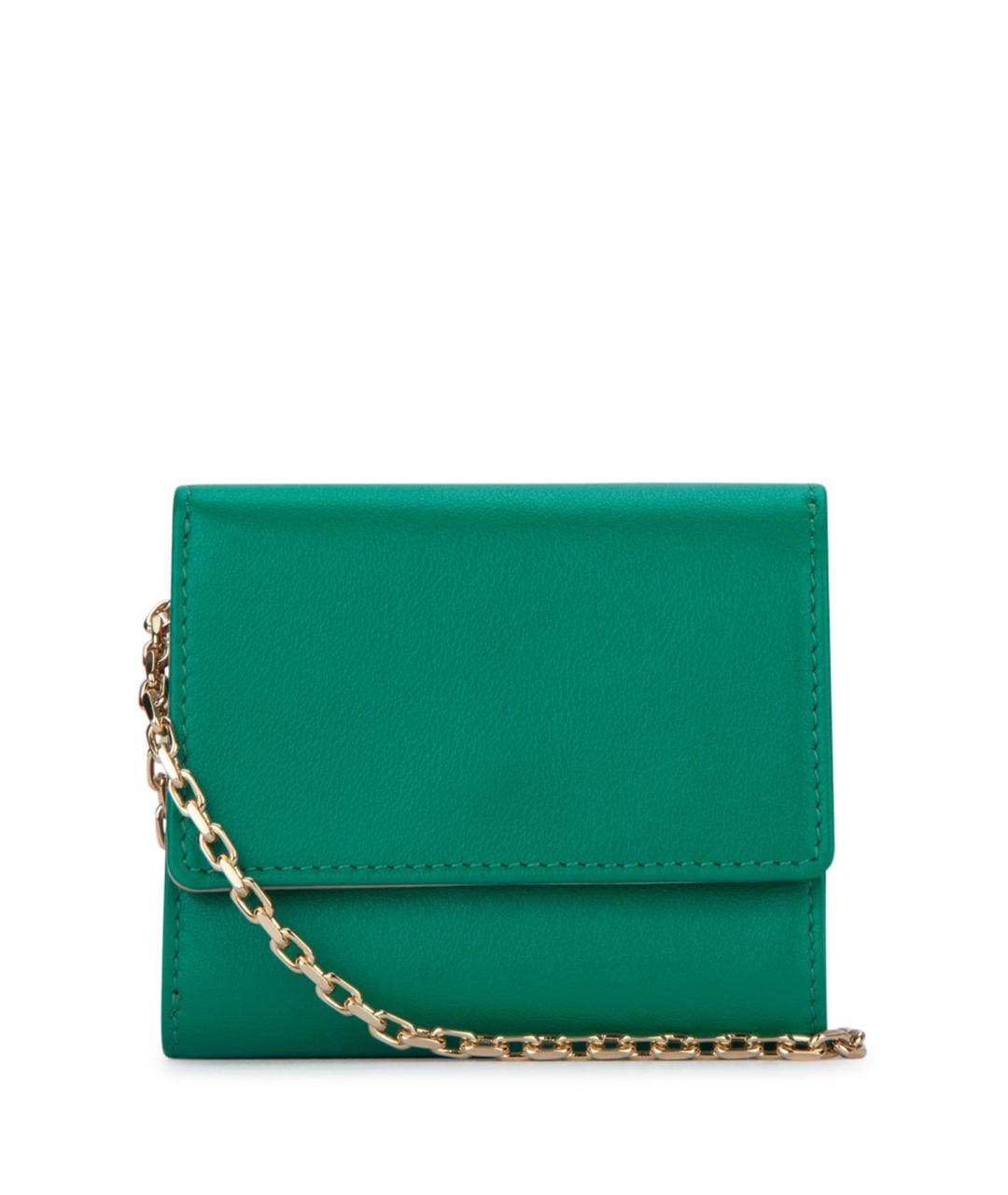 ROGER VIVIER Зеленый кожаный кошелек, фото 3
