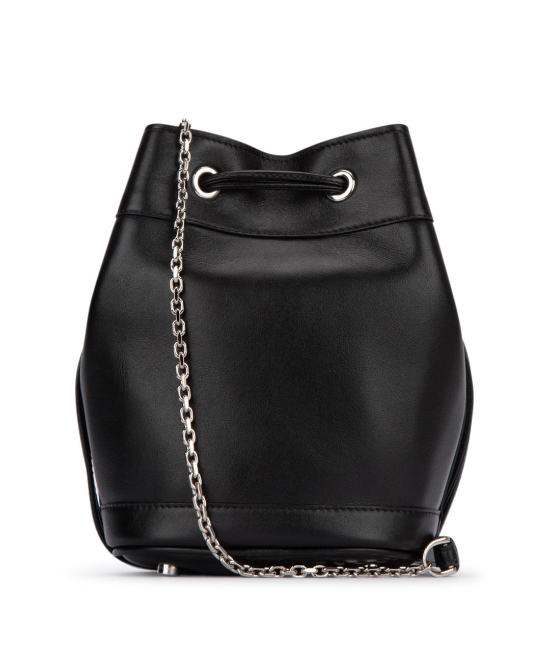 ROGER VIVIER Черная кожаная сумка тоут, фото 3