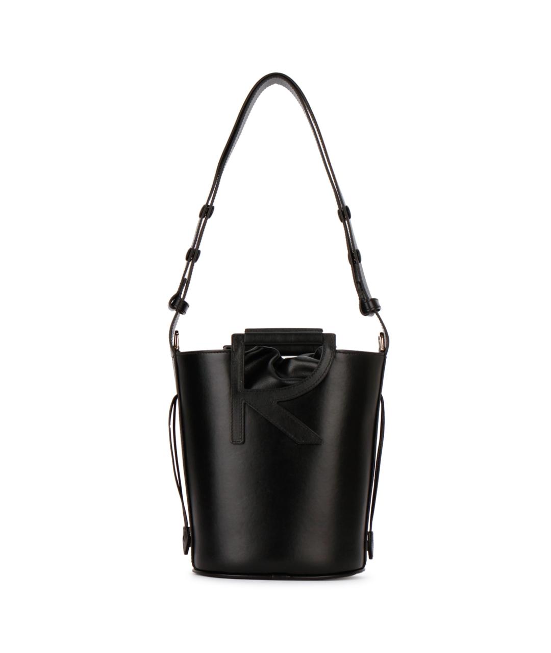 ROGER VIVIER Черная кожаная сумка тоут, фото 1
