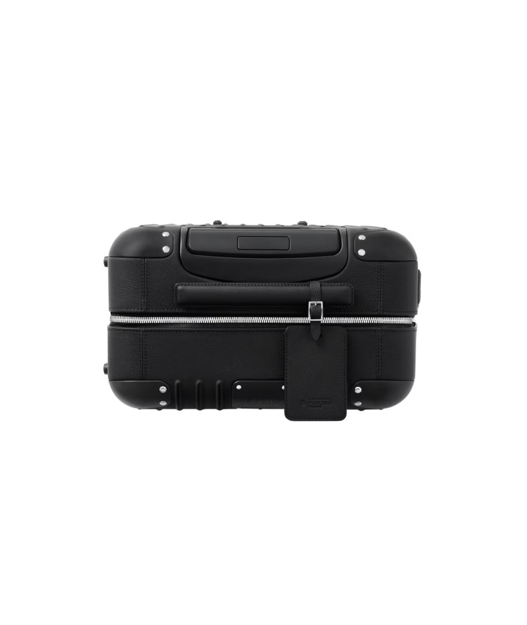 Rimowa Черный кожаный чемодан, фото 6