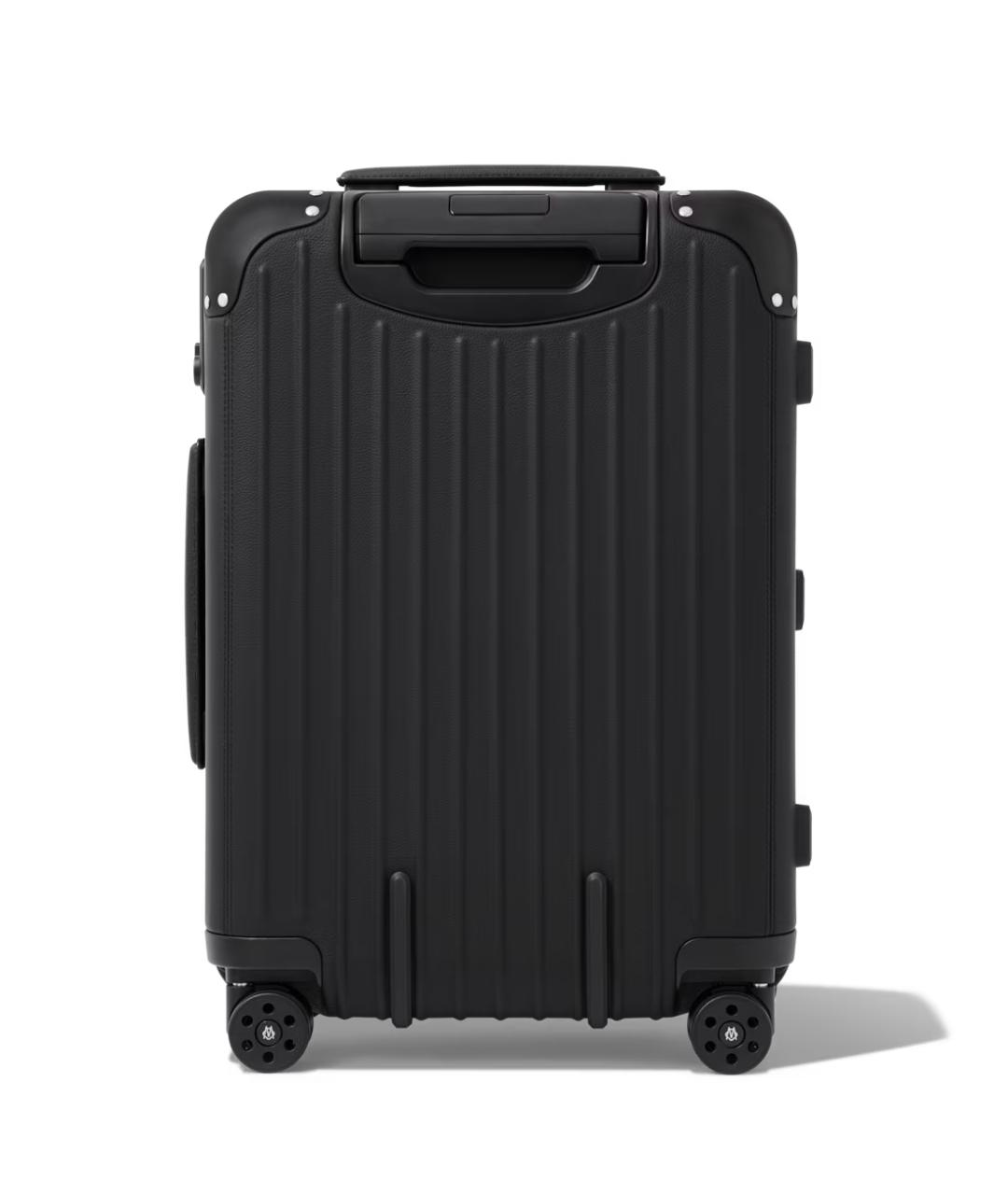 Rimowa Черный кожаный чемодан, фото 5