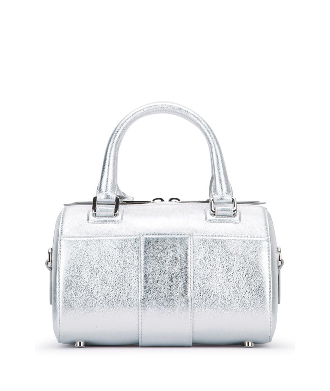 ROGER VIVIER Серебряная кожаная сумка тоут, фото 3
