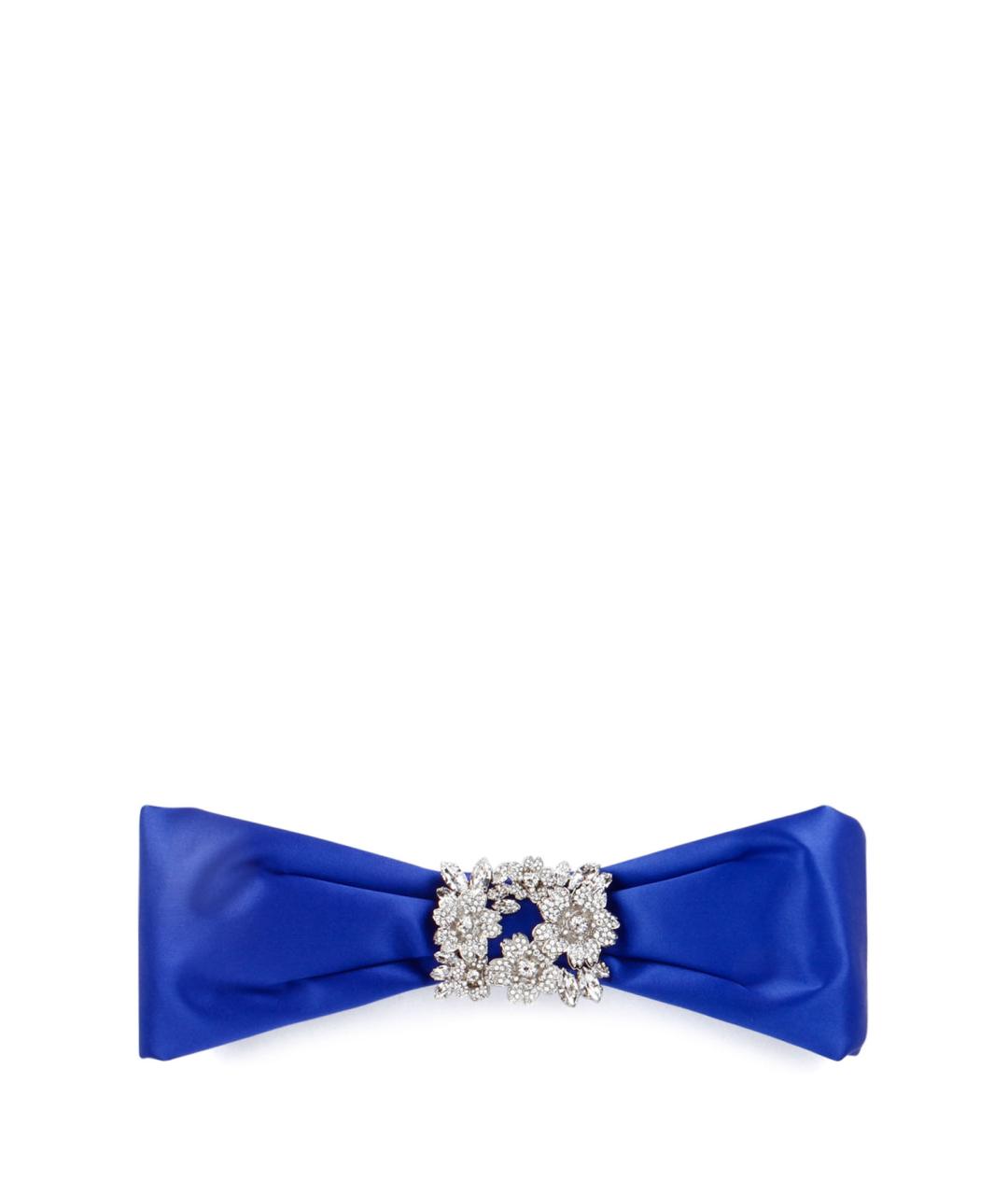 ROGER VIVIER Синяя повязка на голову, фото 1