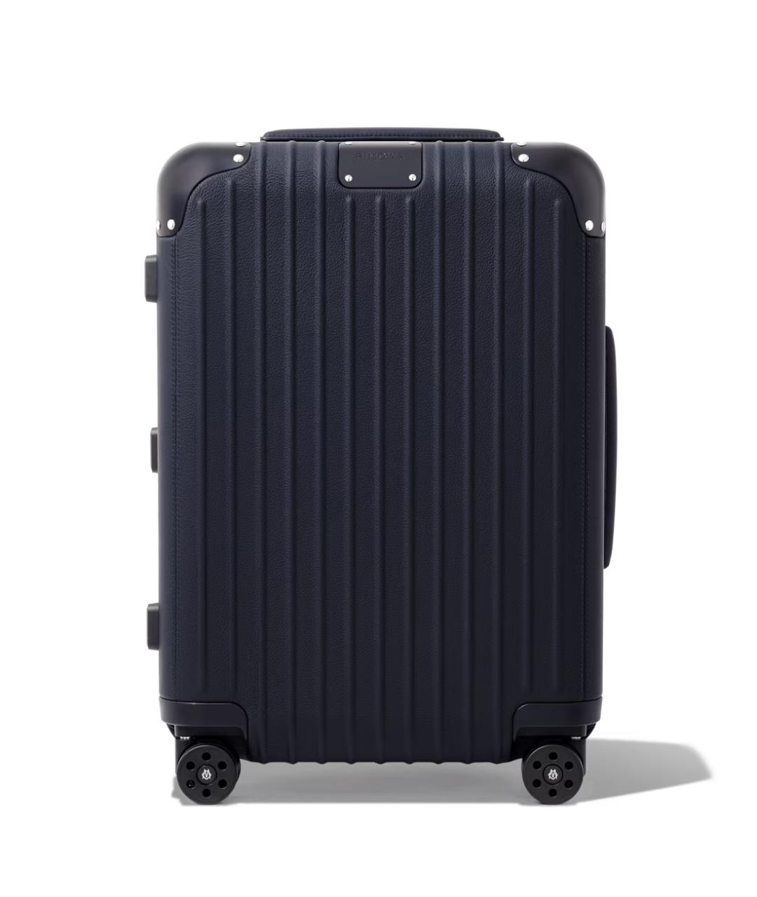 Rimowa Синий кожаный чемодан, фото 8
