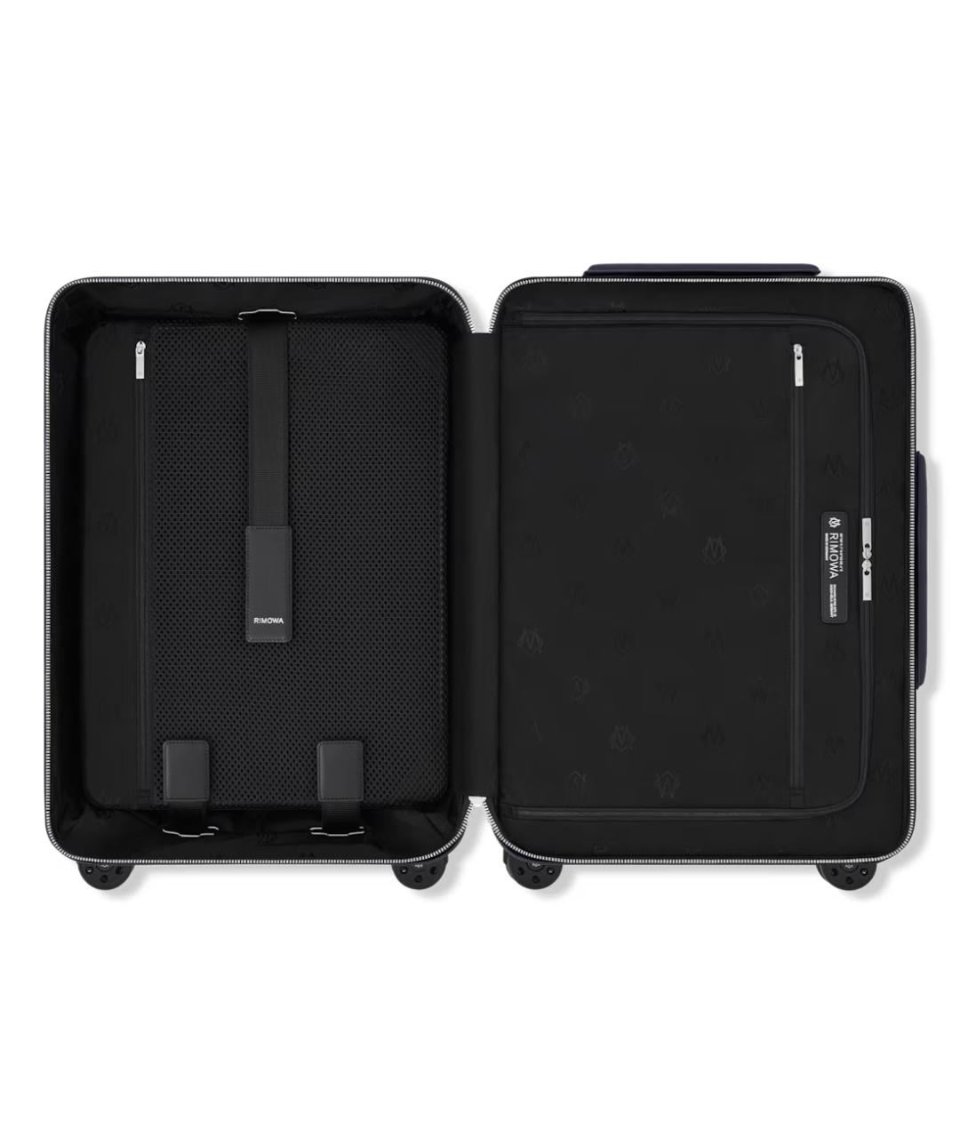 Rimowa Синий кожаный чемодан, фото 4