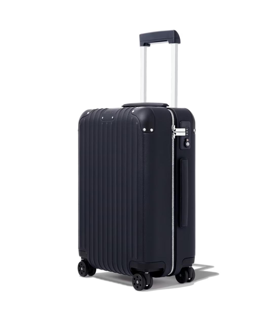 Rimowa Синий кожаный чемодан, фото 2