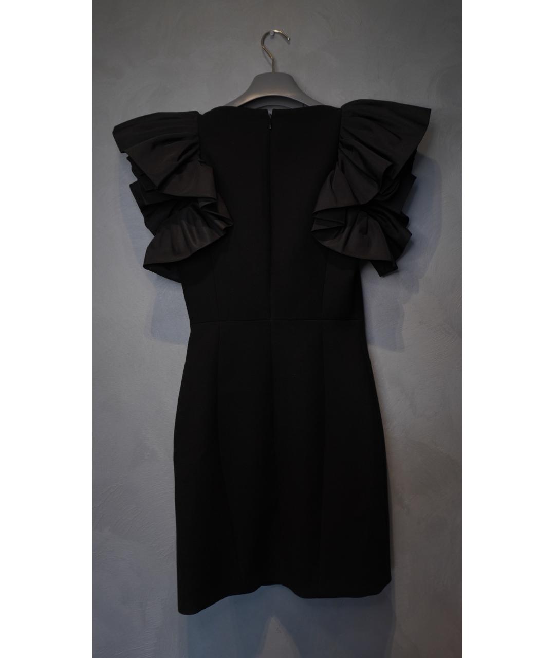 SAINT LAURENT Черное шерстяное вечернее платье, фото 2