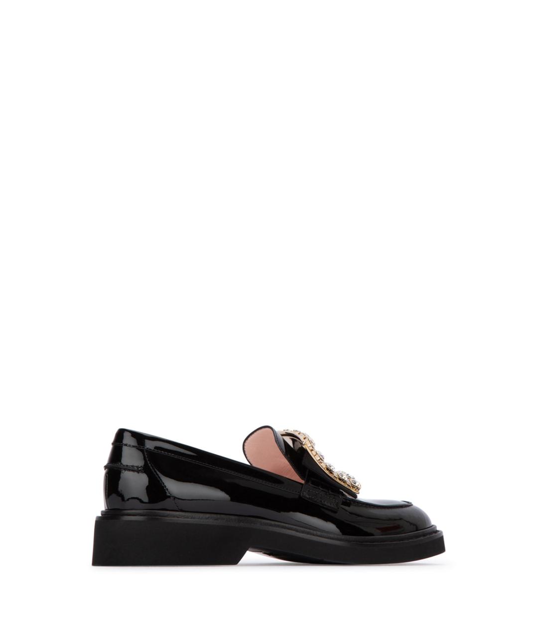 ROGER VIVIER Черные лоферы из лакированной кожи, фото 3