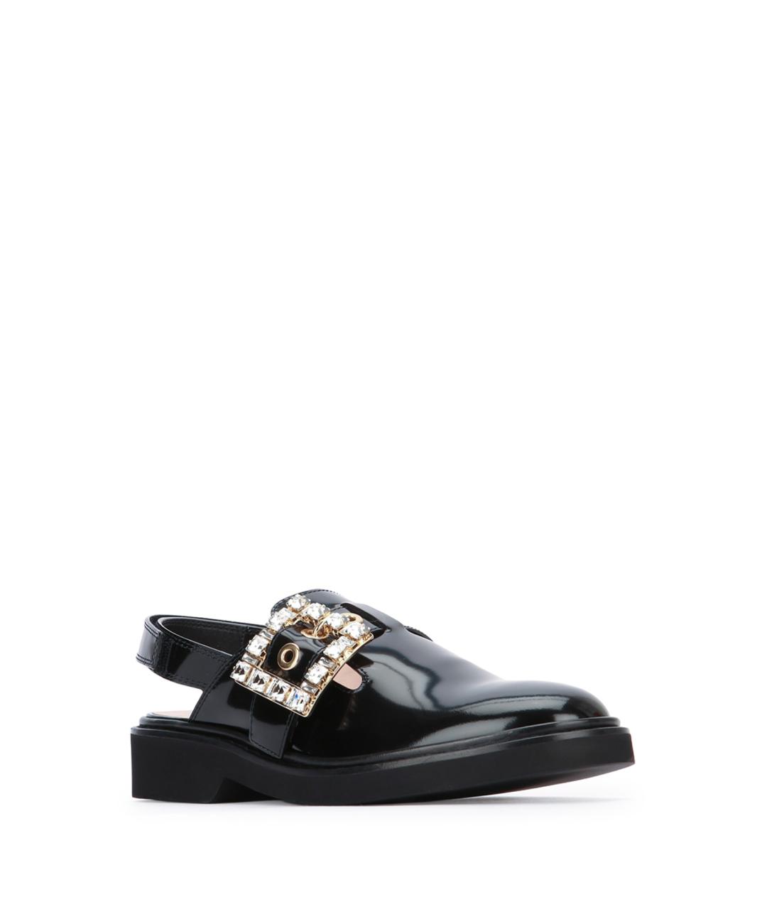 ROGER VIVIER Черные лоферы из лакированной кожи, фото 2