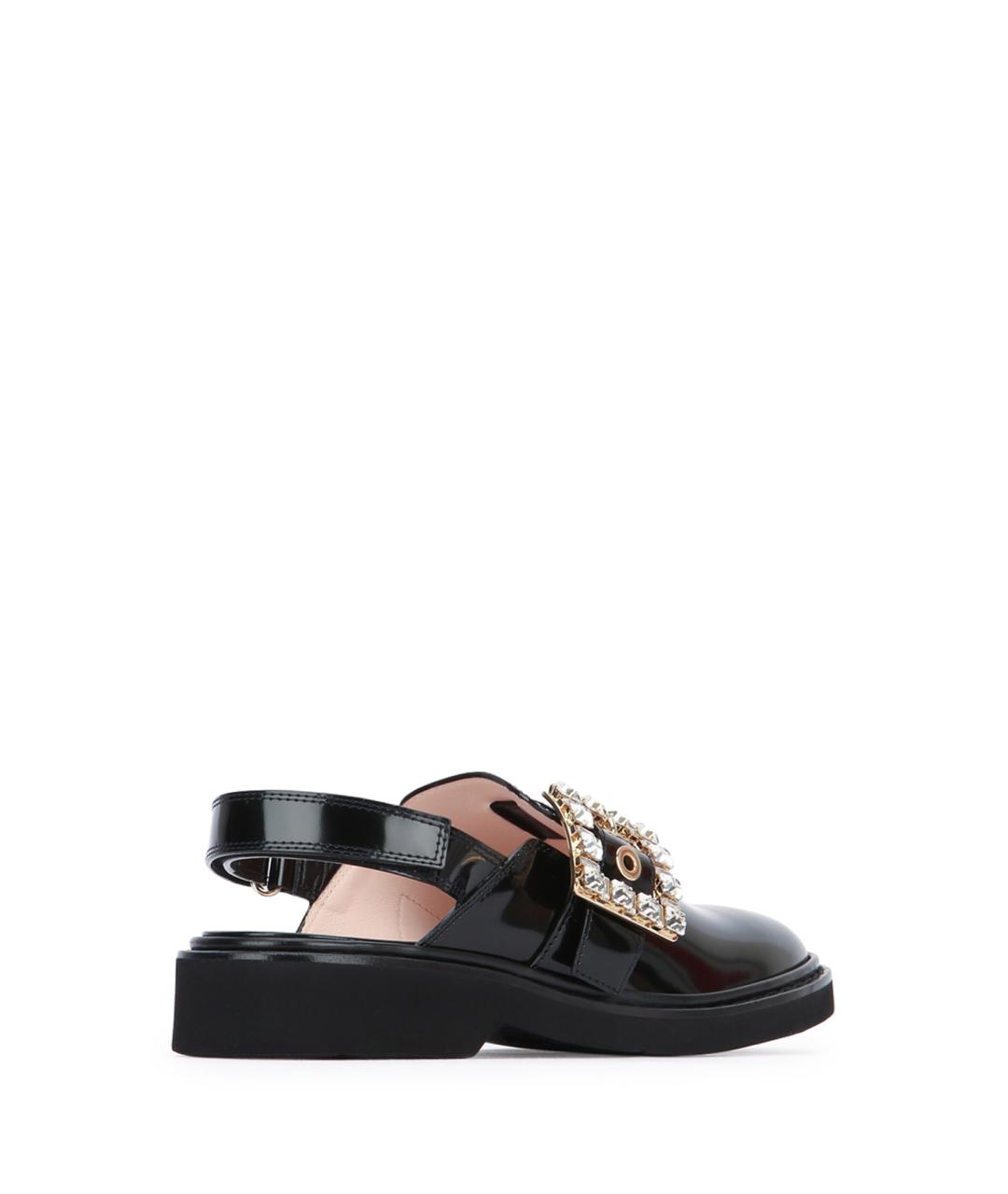 ROGER VIVIER Черные лоферы из лакированной кожи, фото 3