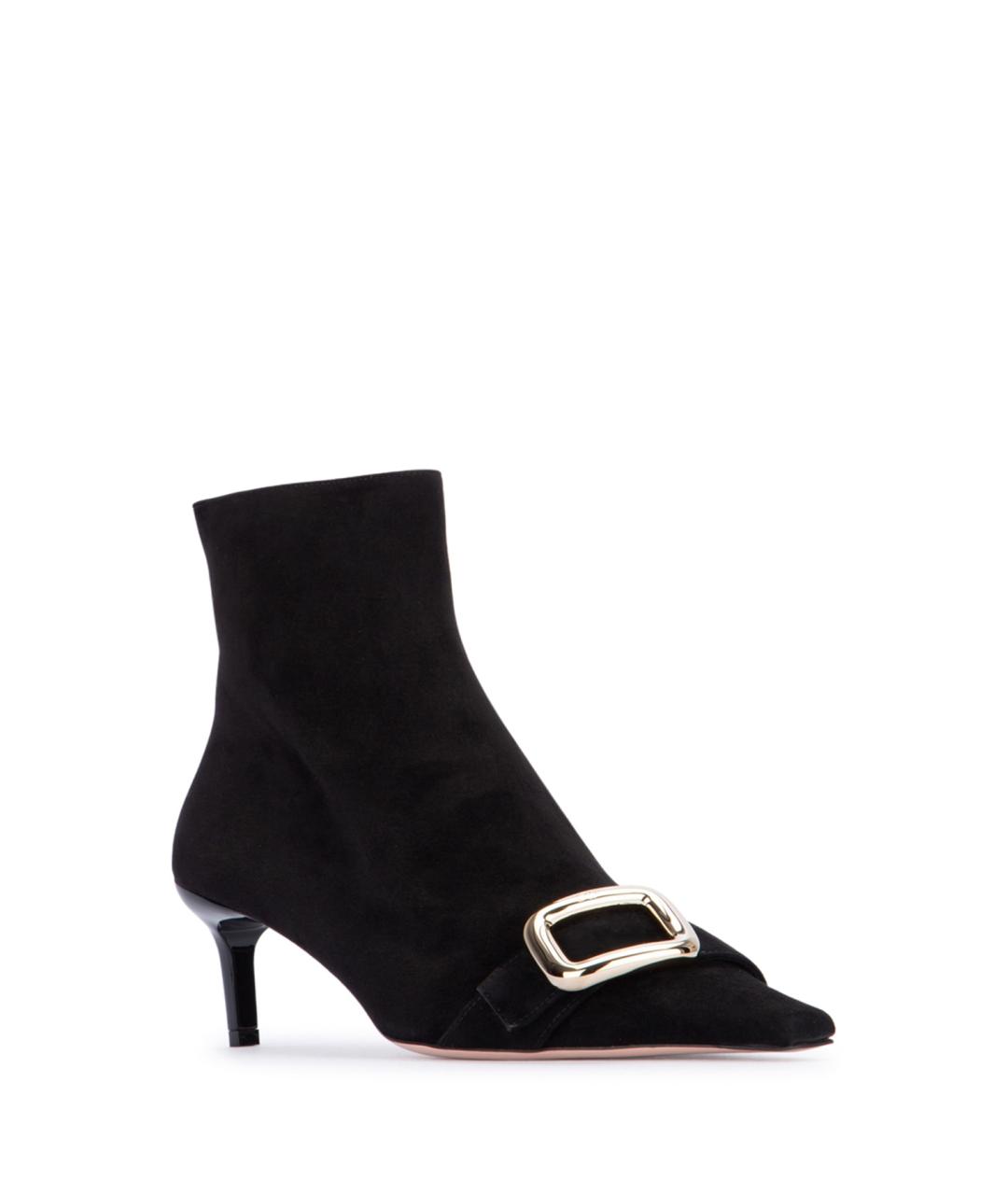 ROGER VIVIER Черные замшевые ботильоны, фото 2