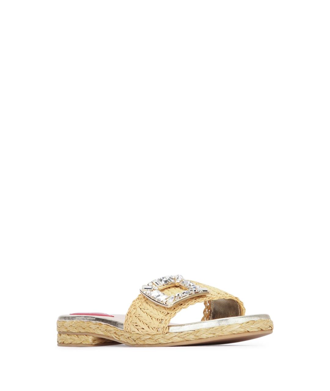 ROGER VIVIER Бежевые шлепанцы, фото 2