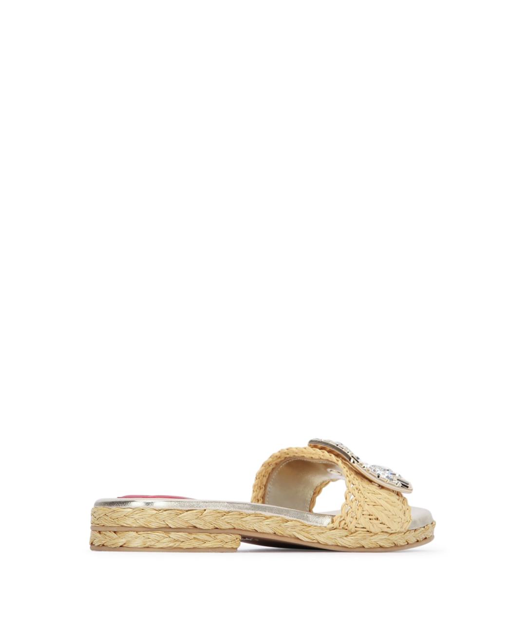 ROGER VIVIER Бежевые шлепанцы, фото 3