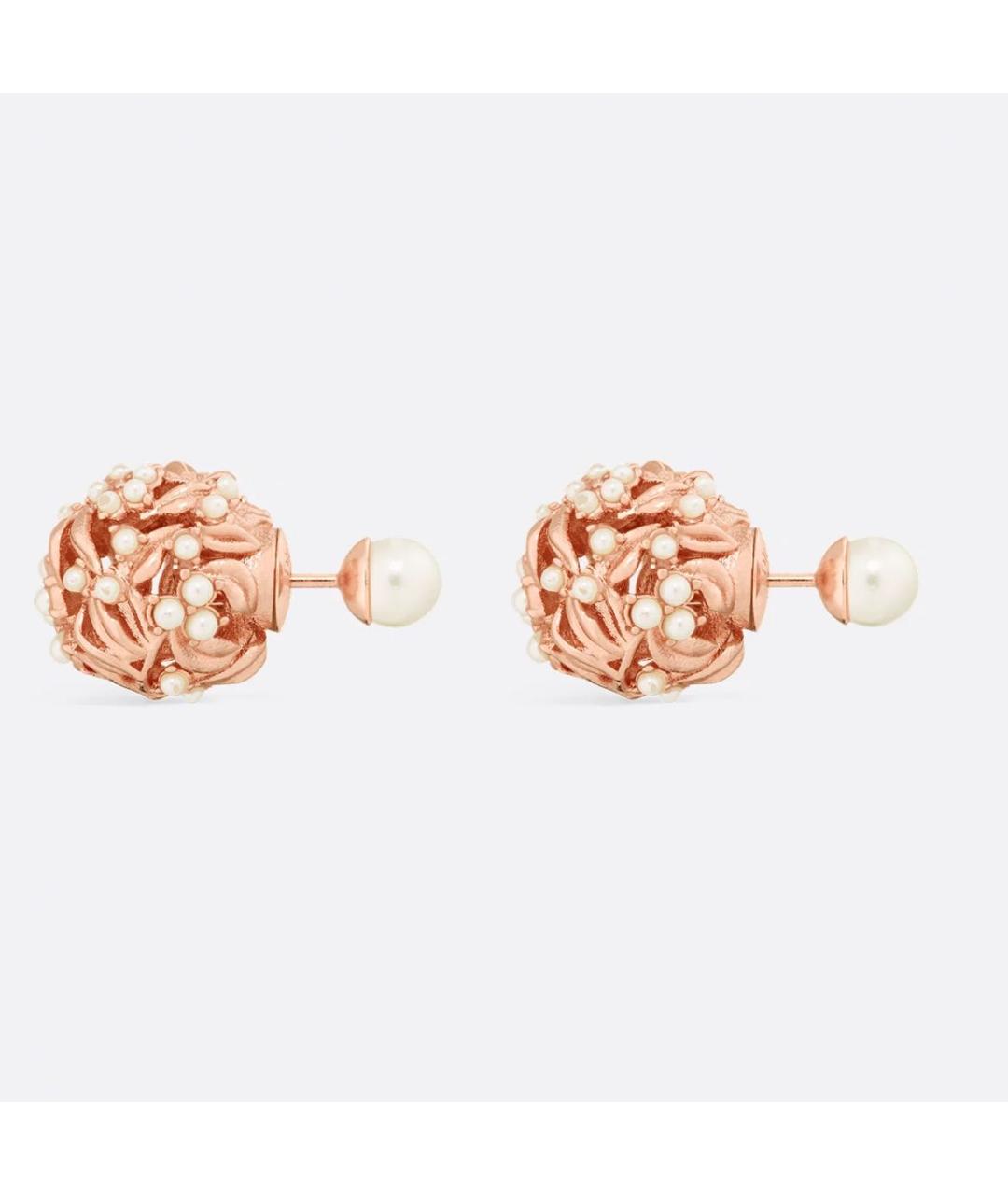 CHRISTIAN DIOR Розовые серьги, фото 3
