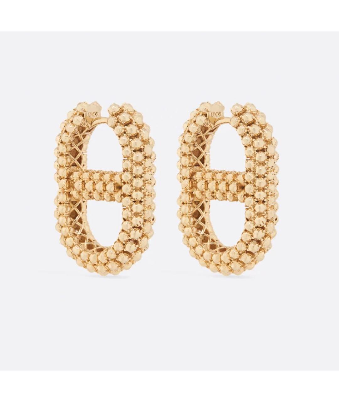 CHRISTIAN DIOR Золотые серьги, фото 4
