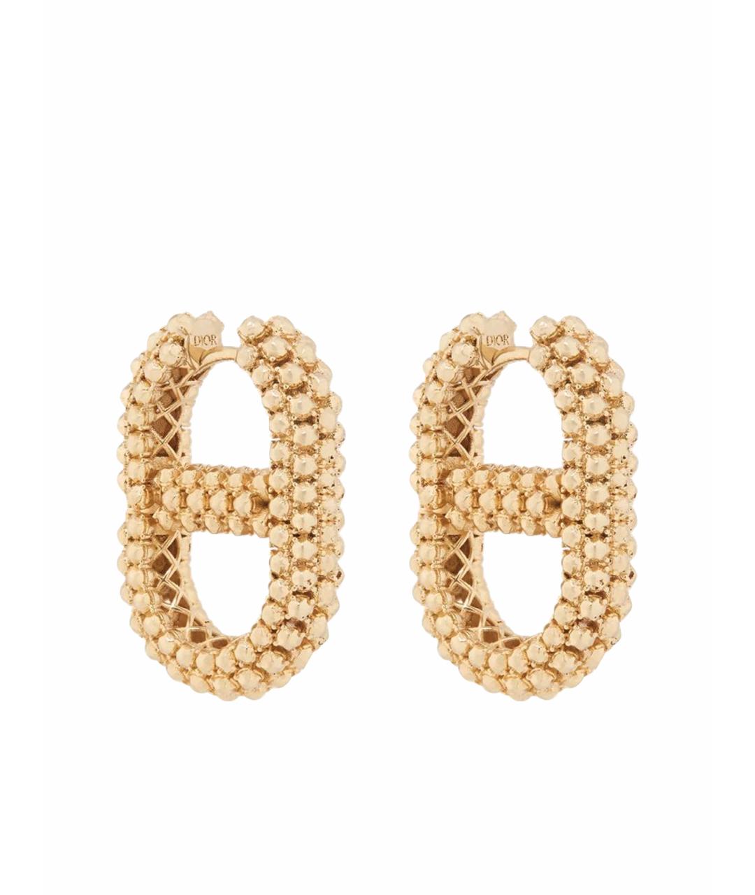 CHRISTIAN DIOR Золотые серьги, фото 1