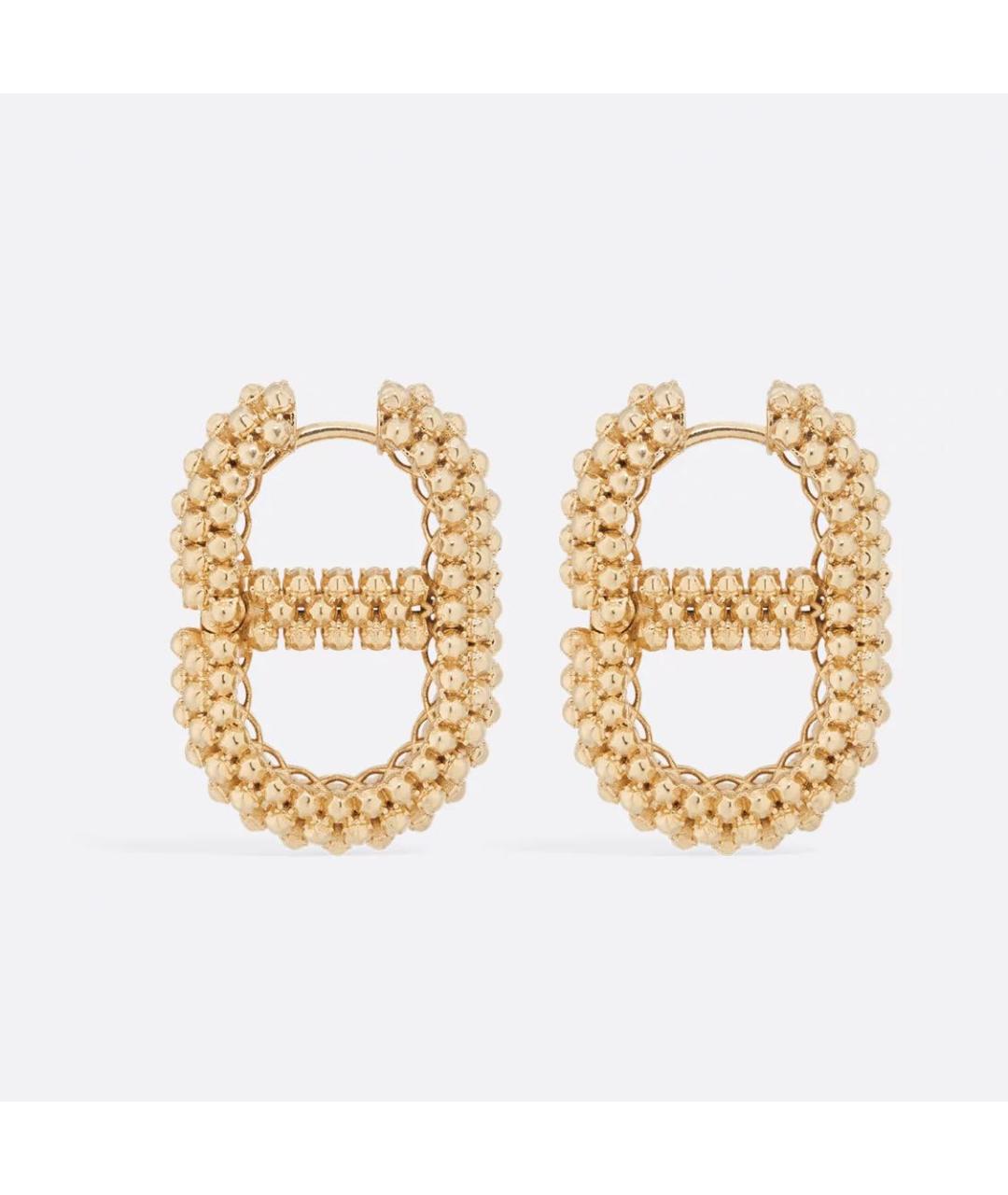 CHRISTIAN DIOR Золотые серьги, фото 3