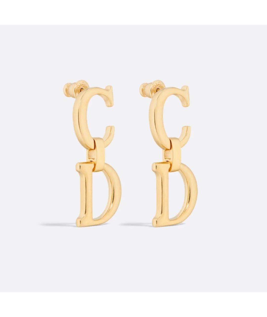 CHRISTIAN DIOR Золотые серьги, фото 4