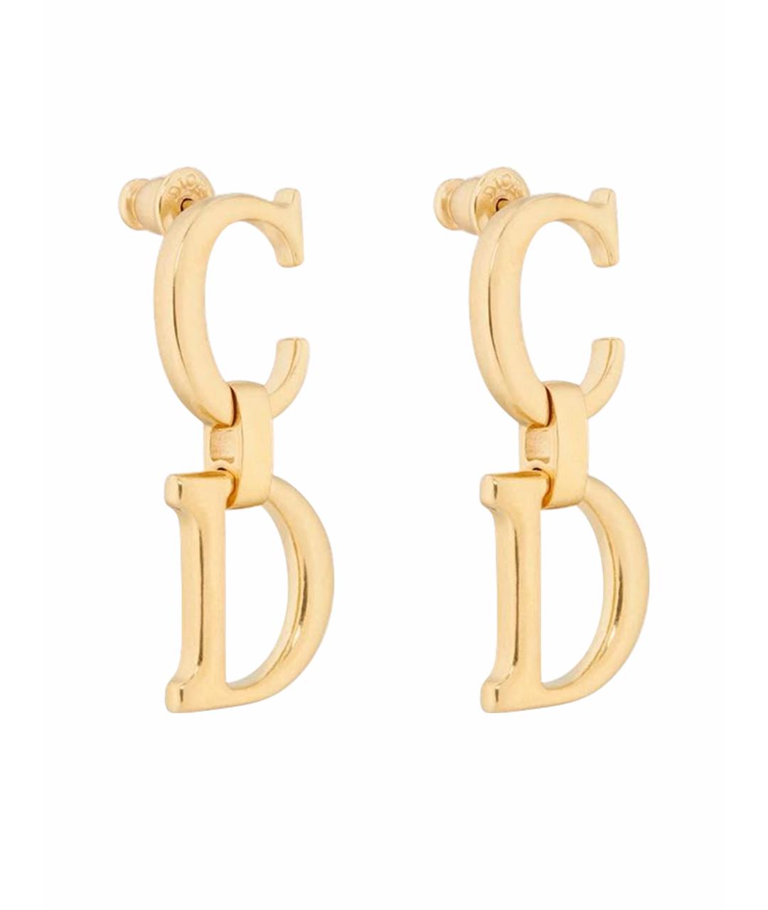 CHRISTIAN DIOR Золотые серьги, фото 1