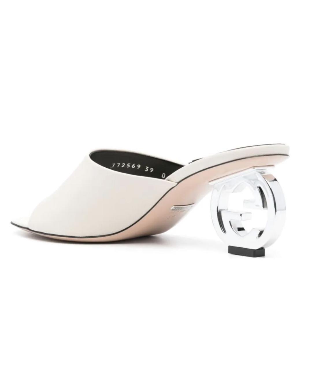GUCCI Кожаные мюли, фото 3