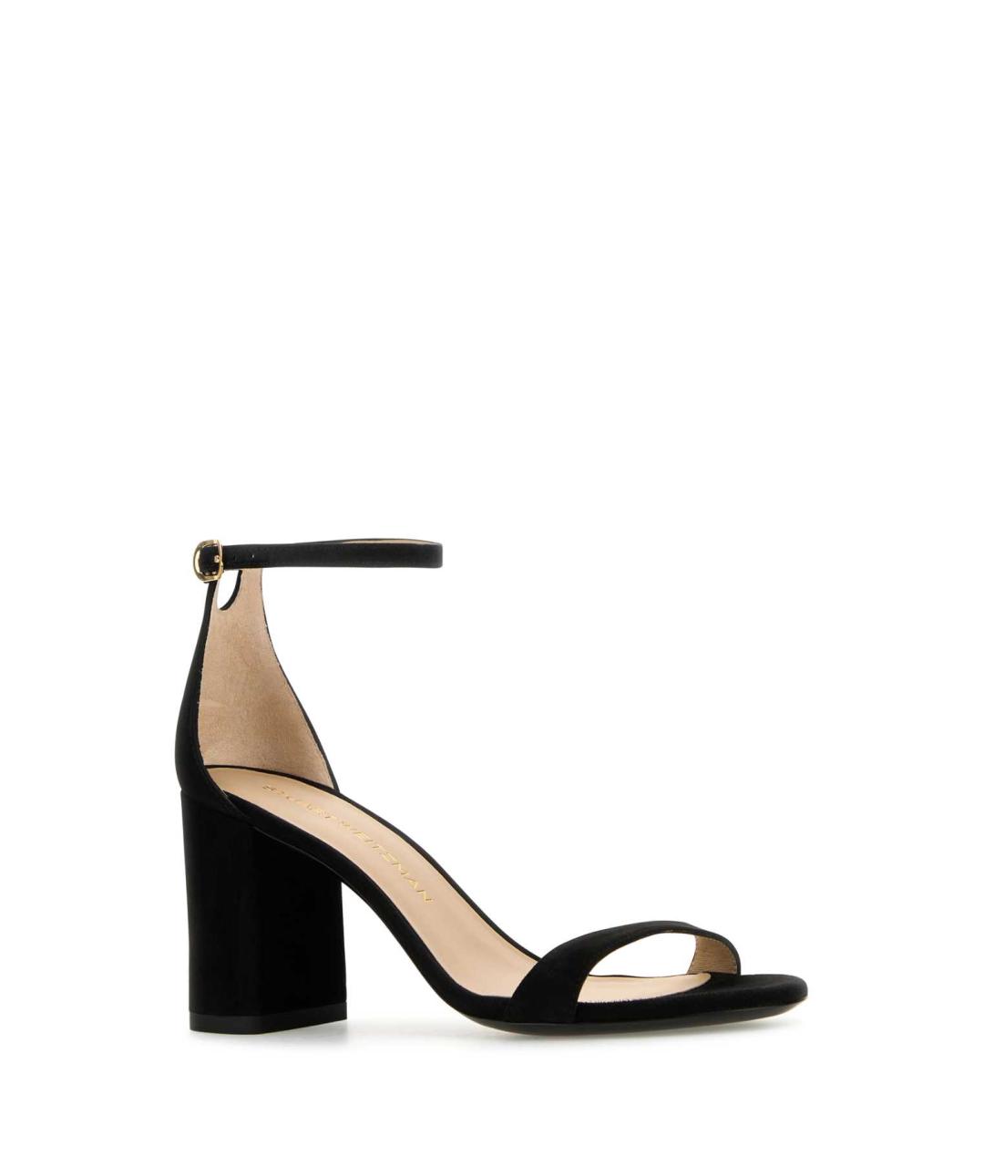 STUART WEITZMAN Черные замшевые босоножки, фото 2