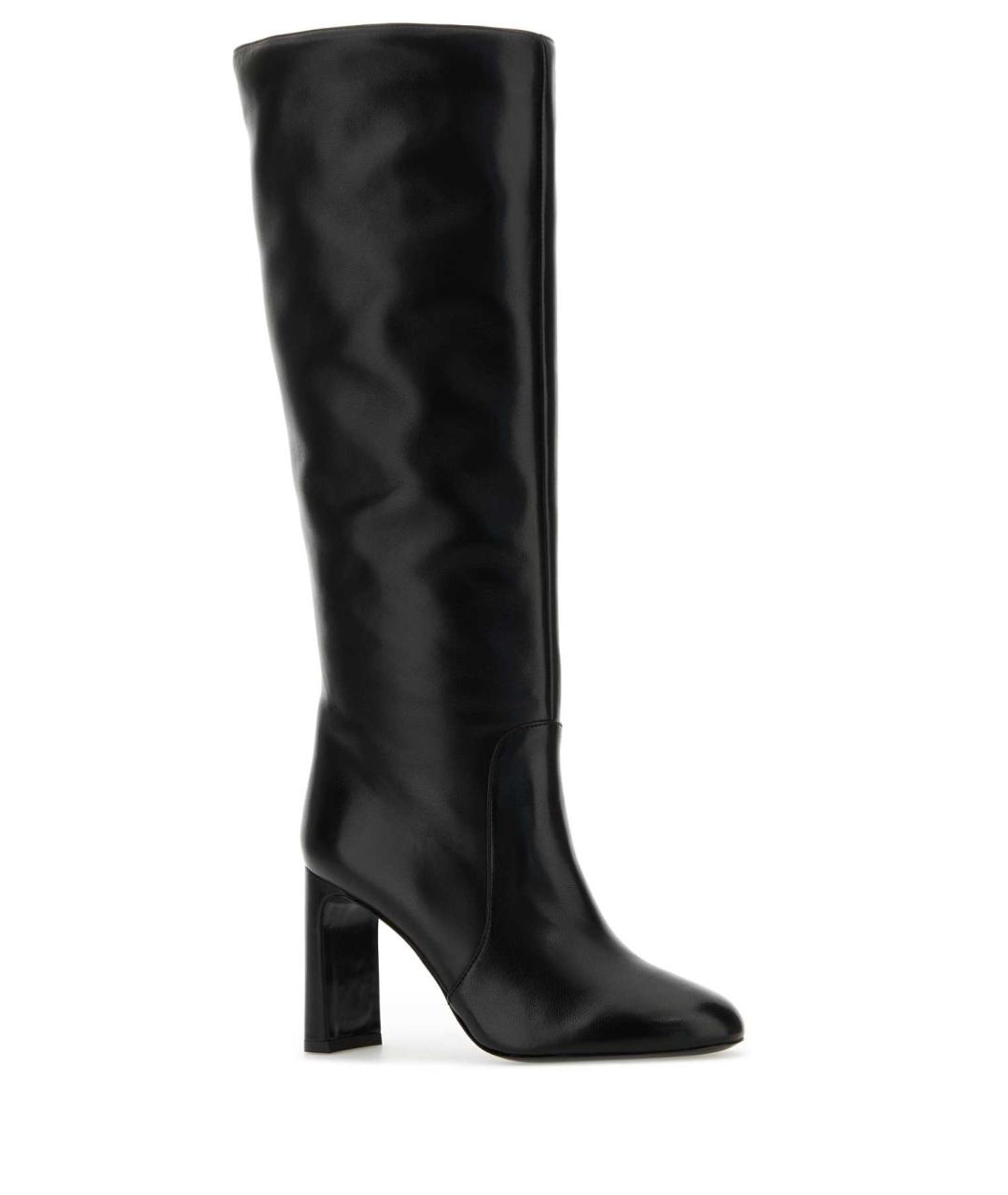 STUART WEITZMAN Черные кожаные сапоги, фото 2