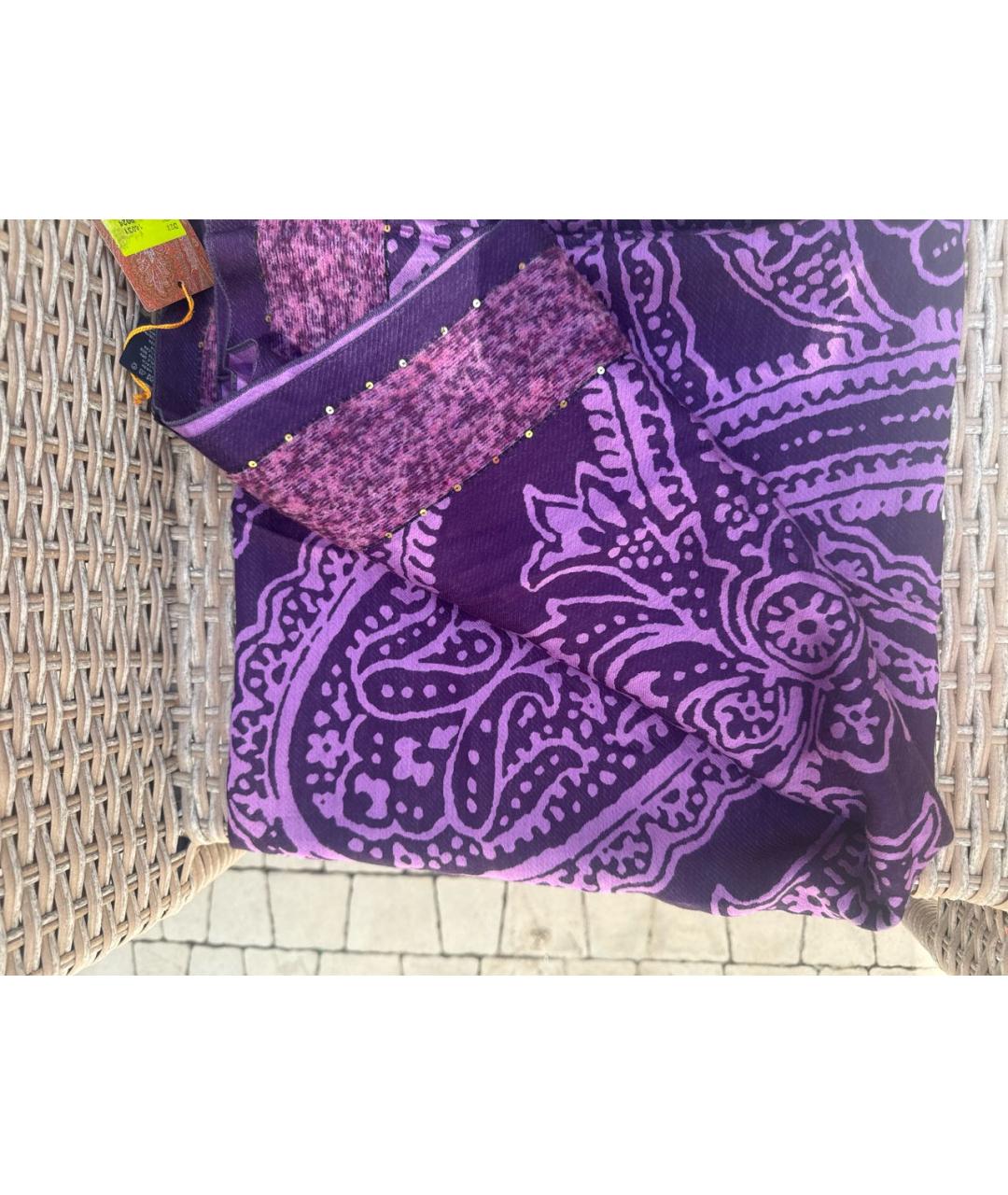 ETRO Фиолетовый платок, фото 2