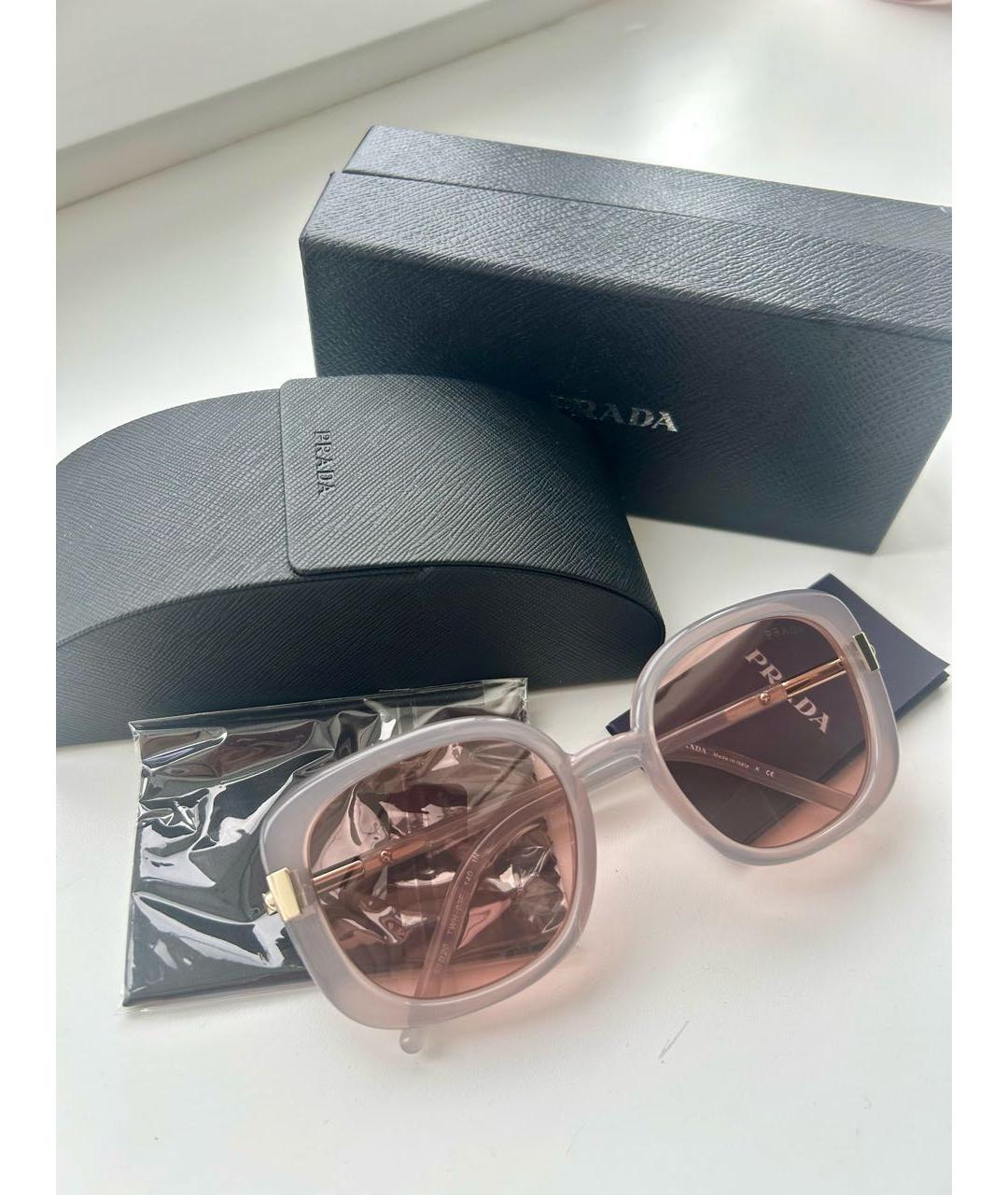 PRADA Пластиковые солнцезащитные очки, фото 4