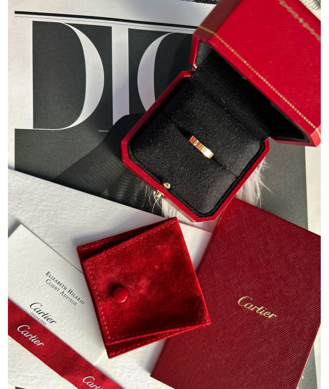 CARTIER Золотое кольцо из розового золота, фото 2