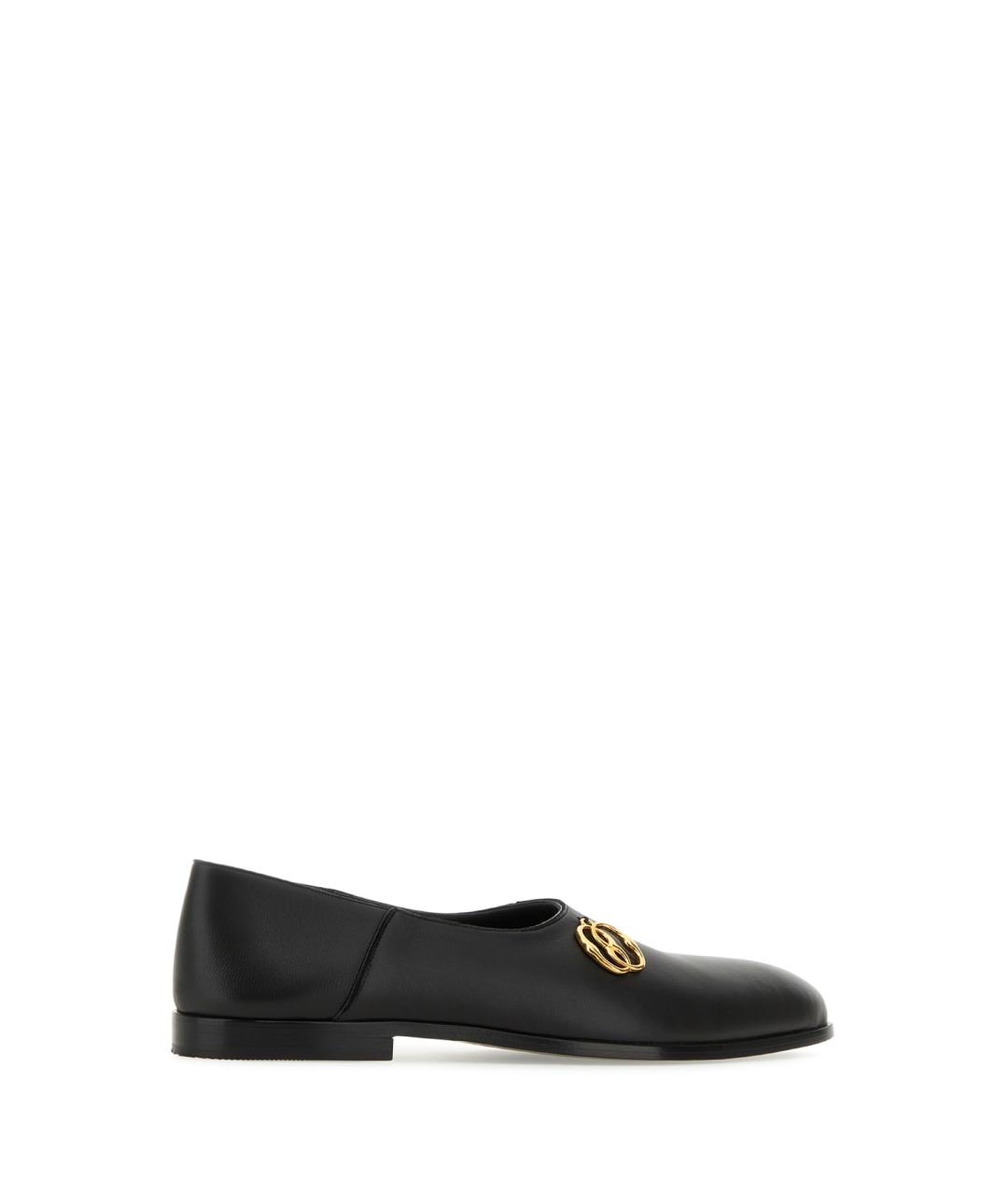 BALLY Черные кожаные лоферы, фото 3