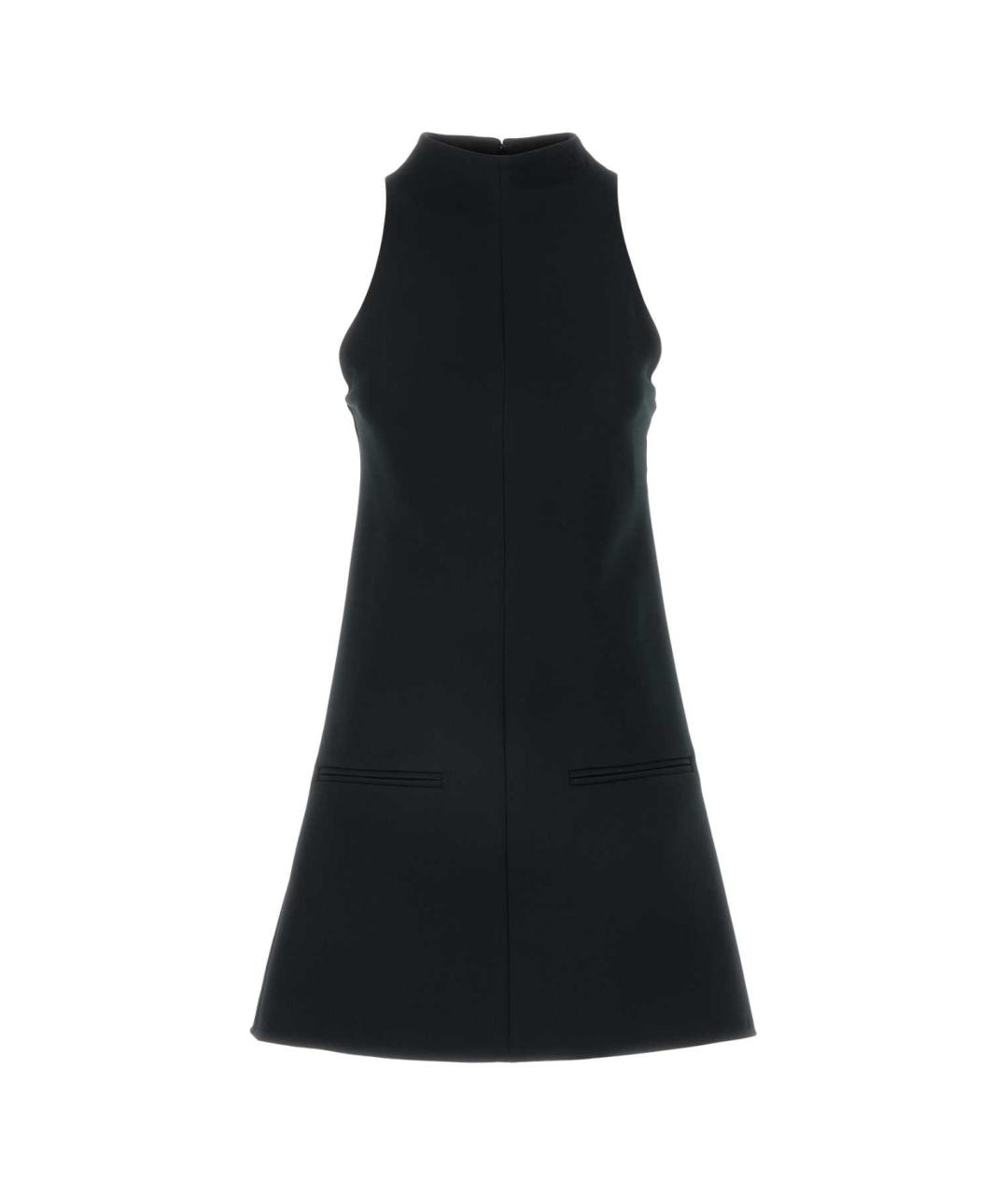 COURREGES Черное полиэстеровое платье, фото 1