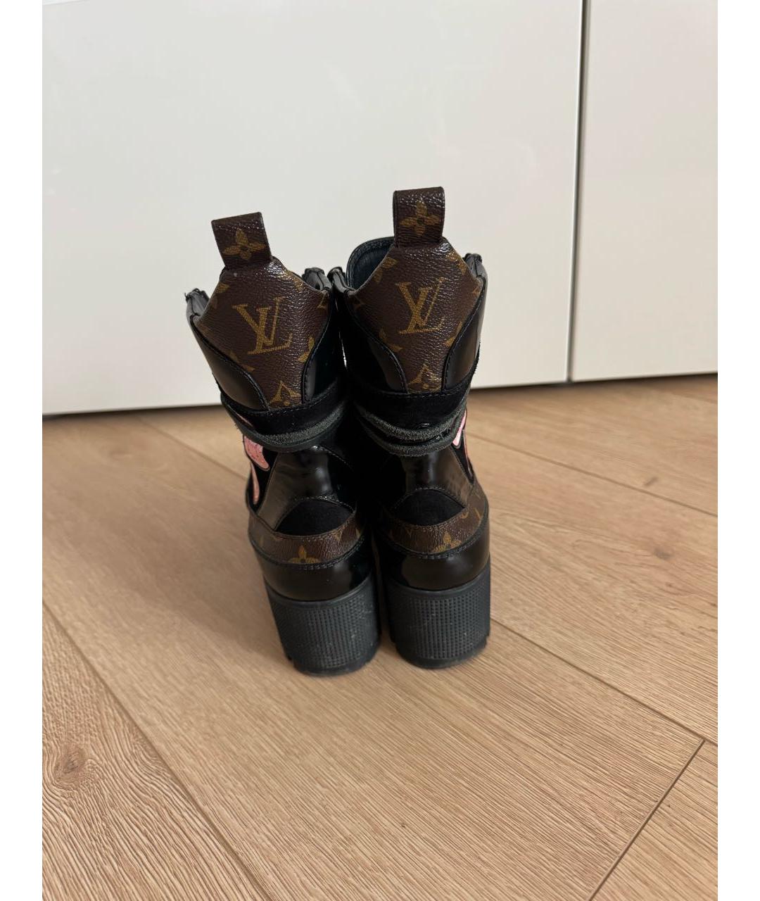 LOUIS VUITTON Коричневые ботинки, фото 4