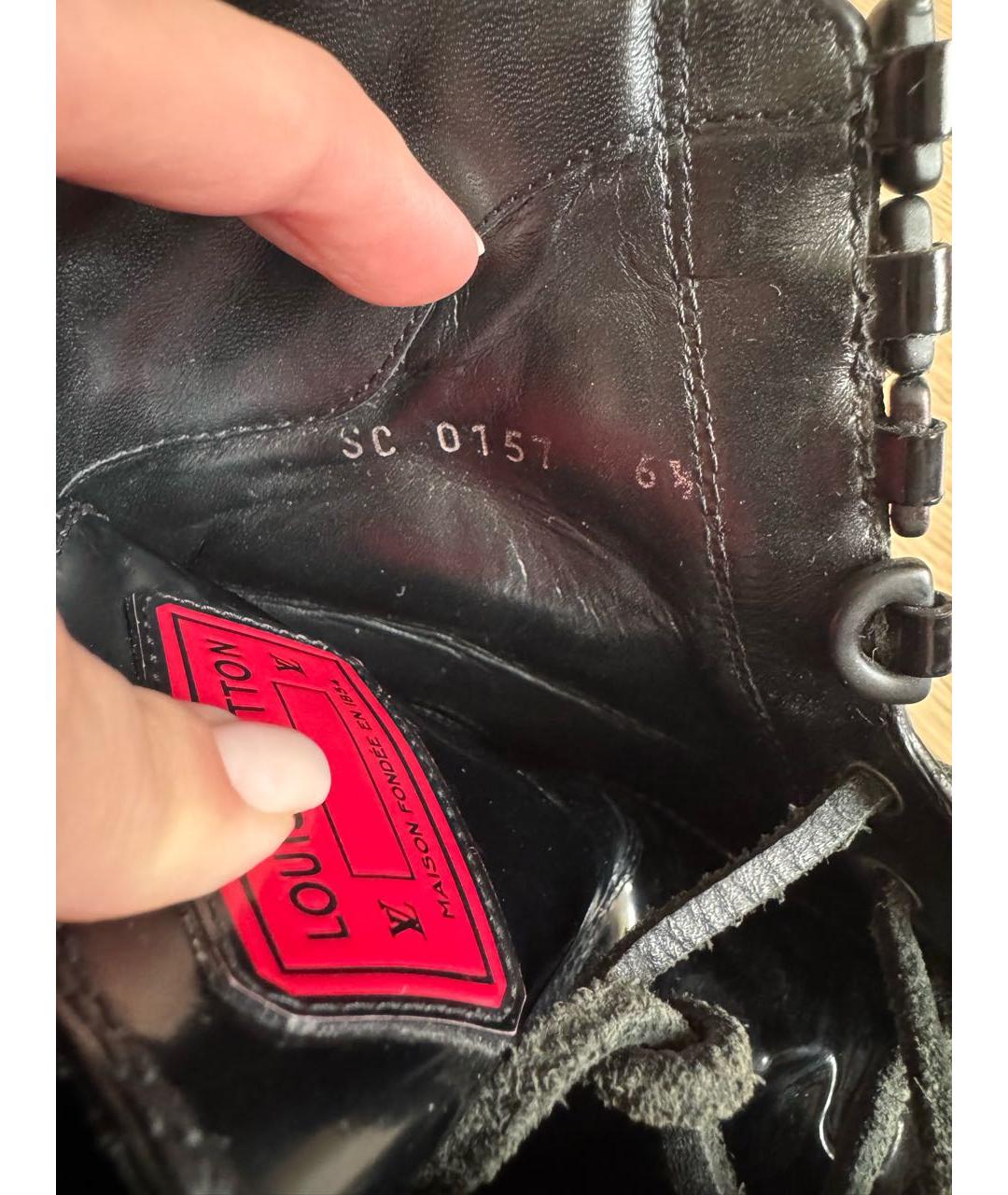 LOUIS VUITTON Коричневые ботинки, фото 8
